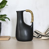 Riviera Jug - Woven Handle | Black