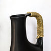 Riviera Jug - Woven Handle | Black