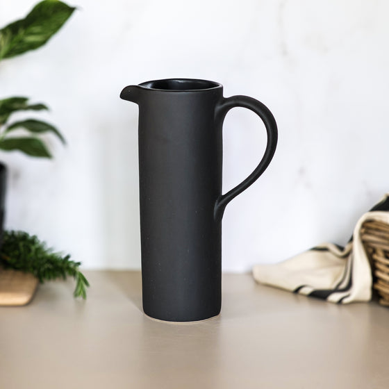 Earth Jug Tall | Black