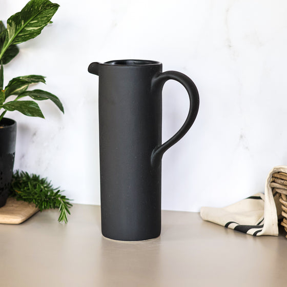Earth Jug Tall | Black