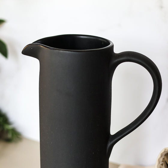 Earth Jug Tall | Black