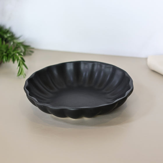 Country Fluted Bowl | Black