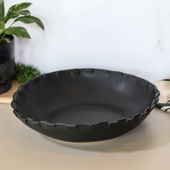 Oval Serving Bowl | Black