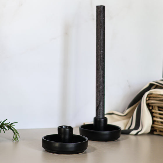 Dinner Candle Holder | Coal