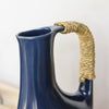 Riviera Jug - Woven Handle | Deep Blue