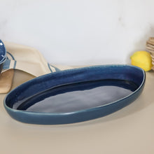  Riviera Oval Platter - Deep Blue | Small