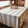 Country Striped Tablecloth | Taupe - 3,5m