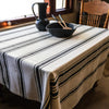 Country Striped Tablecloth | Black - 4m