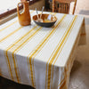 Country Striped Tablecloth | Mustard - 4m