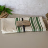 Country Striped Tablecloth | Green - 1,7m