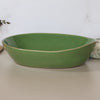 Riviera Oval Bowl - Artichoke Green | Med