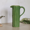 Urban Tall Jug Carved | Artichoke Green