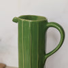 Urban Tall Jug Carved | Artichoke Green