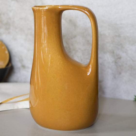 Riviera Jug | Ochre