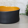 Earth Tall Serving Bowl | Ochre & Black