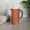 Earth Jug - Med | Terracotta & Off-white