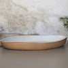 Earth Oval Platter | Terracotta & Off-White