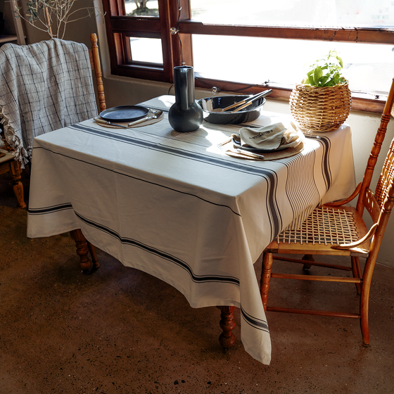 Alfresco Tablecloth - Coal | 3m
