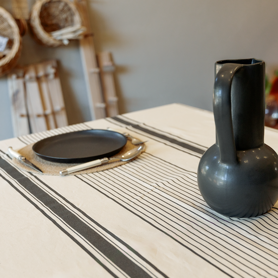 Alfresco Tablecloth - Coal | 3m