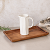 Urban Jug Carved | Off-White - Med