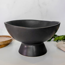  Footed Serving Bowl - Large | Coal