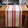 Country Striped Table-Runner | French Red - 2m