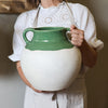 Country Atticus Urn | Artichoke Green & Milk