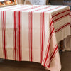 Country Striped Tablecloth | French Red - 3,5m