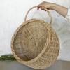 Round Hanging Basket - Rattan | Large
