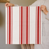 Country Striped Napkins | French Red - Set of 2