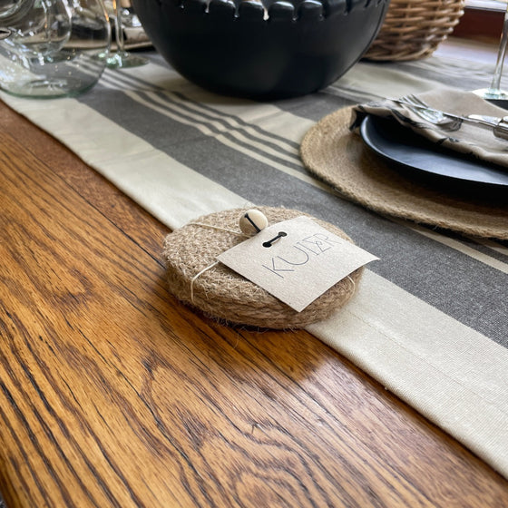 Jute Coaster Set