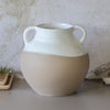 Country Atticus Urn | Off-white &  Aged Cement