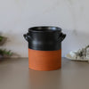 Country Utensil Jar | Terracotta & Coal