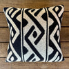 Urban Diamond Scatter Cushion | Black & Cream