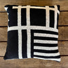 Urban Lines Scatter Cushion | Black & Cream