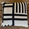 Urban Lines Scatter Cushion | Black & Cream
