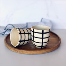  Painted Tumbler | Coal & Off-White