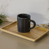 Carved Coco Mug | Coal