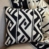 Urban Diamond Scatter Cushion | Black & Cream