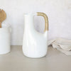 Riviera Jug - Woven Handle | Off-White