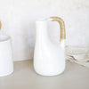 Riviera Jug - Woven Handle | Off-White