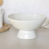 Footed Serving Bowl - Large | Off-White