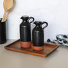Oil& Vinegar Pourers | Terracotta & Coal