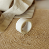 Ceramic Napkin Rings - Set of 4 | Off-White