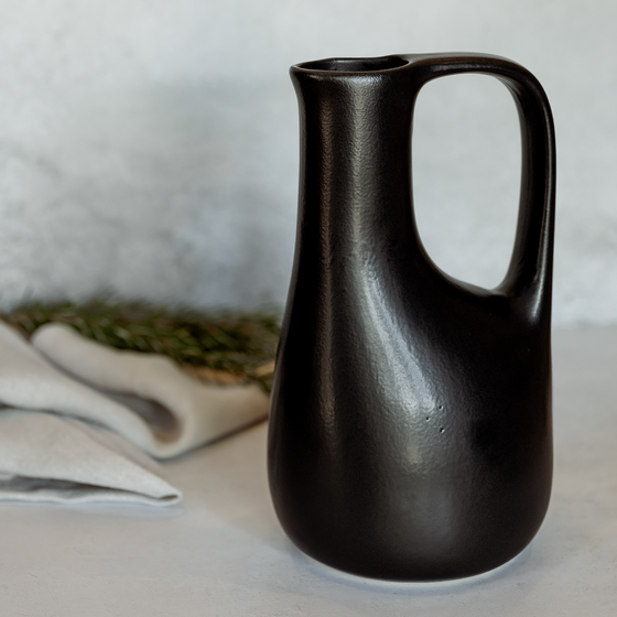 Riviera Jug | Coal