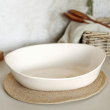  Riviera Oval Bowl - Off-White | Medium