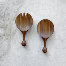  Round Salad Servers | Kiaat