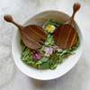 Round Salad Servers | Kiaat