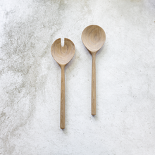  Salad Servers | Oak