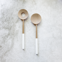  Salad Servers - White | Oak